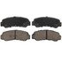 ZD305 by WAGNER - QuickStop Ceramic Disc Brake Pad Set