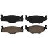 ZD280A by WAGNER - QuickStop Ceramic Disc Brake Pad Set