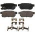 ZD374 by WAGNER - QuickStop Ceramic Disc Brake Pad Set