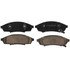 ZD376 by WAGNER - QuickStop Ceramic Disc Brake Pad Set