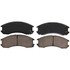 ZD399 by WAGNER - QuickStop Ceramic Disc Brake Pad Set