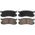 Wagner ZD400 Disc Brake Pad Set QuickStop Ceramic Disc Brake Pad Set