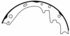 Z264R by WAGNER - Wagner Brake Z264R Drum Brake Shoe