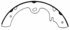 Z406 by WAGNER - Wagner Drum Brake Shoe Set