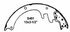 Z451AR by WAGNER - Wagner Brake Z451AR Drum Brake Shoe