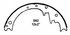 Z62 by WAGNER - Wagner Brake Z62 Drum Brake Shoe