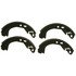 Z636R by WAGNER - Wagner Brake Z636R Drum Brake Shoe