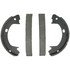 Z643 by WAGNER - Wagner Brake Z643 Parking Brake Shoe