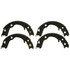 Z758 by WAGNER - Wagner Brake Z758 Parking Brake Shoe