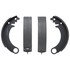 Z76 by WAGNER - Wagner Brake Z76 Drum Brake Shoe