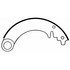 Z76 by WAGNER - Wagner Brake Z76 Drum Brake Shoe