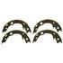 Z796 by WAGNER - Wagner Brake Z796 Parking Brake Shoe