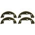 Z797 by WAGNER - Wagner Brake Z797 Parking Brake Shoe