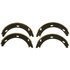 Z816 by WAGNER - Wagner Brake Z816 Parking Brake Shoe