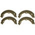 Z822 by WAGNER - Wagner Brake Z822 Parking Brake Shoe