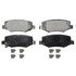 ZX1274 by WAGNER - QuickStop Semi-Metallic Disc Brake Pad Set