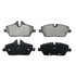 ZX1308 by WAGNER - QuickStop Semi-Metallic Disc Brake Pad Set