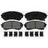 ZX1331A by WAGNER - QuickStop Semi-Metallic Disc Brake Pad Set