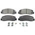 ZX1333 by WAGNER - QuickStop Semi-Metallic Disc Brake Pad Set