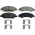 ZX1363 by WAGNER - QuickStop Semi-Metallic Disc Brake Pad Set