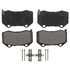 ZX1379 by WAGNER - QuickStop Semi-Metallic Disc Brake Pad Set