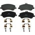 ZX1406 by WAGNER - QuickStop Semi-Metallic Disc Brake Pad Set