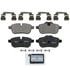 ZX1433 by WAGNER - Semi-Met Disc Pad Set
