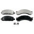 ZX149 by WAGNER - QuickStop Semi-Metallic Disc Brake Pad Set