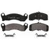 ZX150 by WAGNER - QuickStop Semi-Metallic Disc Brake Pad Set