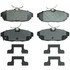 ZX1562 by WAGNER - QuickStop Semi-Metallic Disc Brake Pad Set