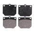 ZX161 by WAGNER - QuickStop Semi-Metallic Disc Brake Pad Set
