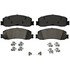 ZX1631 by WAGNER - QuickStop Semi-Metallic Disc Brake Pad Set