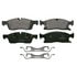 ZX1904A by WAGNER - Semi-Met Brake Pads