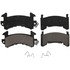Wagner ZX202 Disc Brake Pad Set QuickStop Semi-Metallic Disc Brake Pad Set