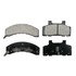 ZX215 by WAGNER - QuickStop Semi-Metallic Disc Brake Pad Set