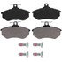 ZX227A by WAGNER - QuickStop Semi-Metallic Disc Brake Pad Set