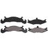 ZX221 by WAGNER - QuickStop Semi-Metallic Disc Brake Pad Set