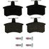 ZX228A by WAGNER - QuickStop Semi-Metallic Disc Brake Pad Set