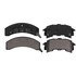 ZX262 by WAGNER - QuickStop Semi-Metallic Disc Brake Pad Set