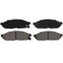 ZX281 by WAGNER - QuickStop Semi-Metallic Disc Brake Pad Set