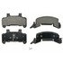 ZX289 by WAGNER - QuickStop Semi-Metallic Disc Brake Pad Set