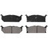 ZX296 by WAGNER - QuickStop Semi-Metallic Disc Brake Pad Set