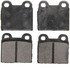 ZX30A by WAGNER - QuickStop Semi-Metallic Disc Brake Pad Set