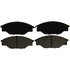 ZX303 by WAGNER - QuickStop Semi-Metallic Disc Brake Pad Set