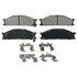 ZX333 by WAGNER - QuickStop Semi-Metallic Disc Brake Pad Set