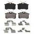 ZX340 by WAGNER - QuickStop Semi-Metallic Disc Brake Pad Set