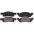 ZX344 by WAGNER - QuickStop Semi-Metallic Disc Brake Pad Set