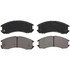 ZX399 by WAGNER - QuickStop Semi-Metallic Disc Brake Pad Set