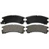 ZX401 by WAGNER - QuickStop Semi-Metallic Disc Brake Pad Set