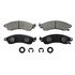 ZX412 by WAGNER - QuickStop Semi-Metallic Disc Brake Pad Set